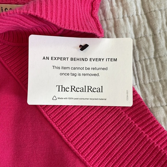 Alice + Olivia Kiki knit tank hot pink size small - Picture 4 of 9